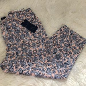 NWT Plus Size Charter Club Floral Bristol Capri